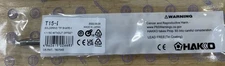 Hakko T15-I Soldering Tip, Sharp Conical, R0.2 mm x 9.5 mm, T15 Series