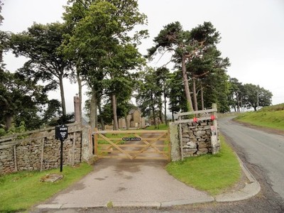 Photo 6x4 Entrance to Haverley Lodge Muggleswick View looking east from t c2017