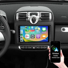 2+64GB For 2005-2010 Benz Smart Fortwo Android 15 Radio Car Stereo GPS CarPlay