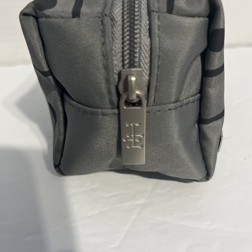 American Airlines Eames Dot Pattern Bag Travel Toiletry Amenity Pouch 3x3x6 Gray - Picture 3 of 11