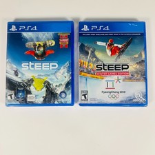 (Lot of 2) Steep + Winter Games Edition PlayStation 4, 2017 PS4 Brand New Sealed