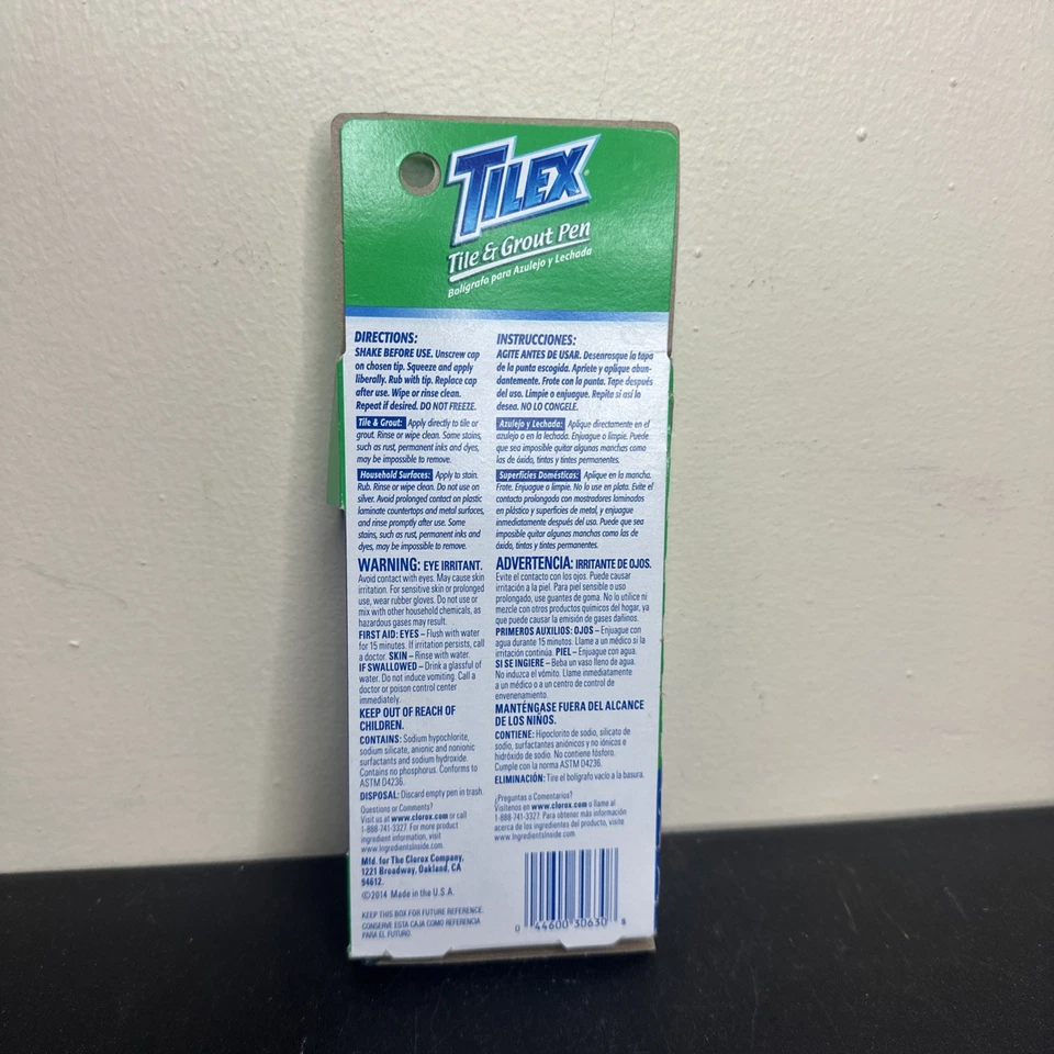 TILEX Tile & Grout Pen Removes Stains 2 oz Clorox Lightly Used - Image 3 of 4
