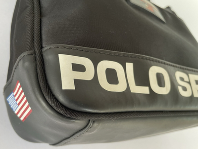 Ralph Lauren Polo Sport Logo ~ Blk. Nylon Crossbody Shoulder Bag