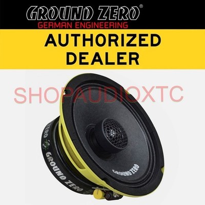 Ground Zero 6.5  2-Way Coaxial Speaker System GZCF 6.5XSPL (pair) 100w Rms