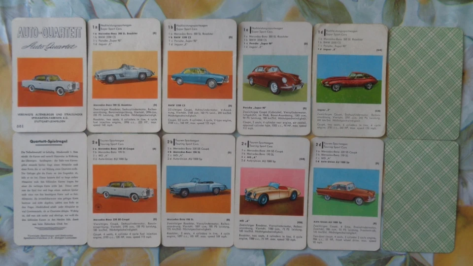 Quartett Auto Ass 616E Ausgabe 1962 - Bild 2 von 4