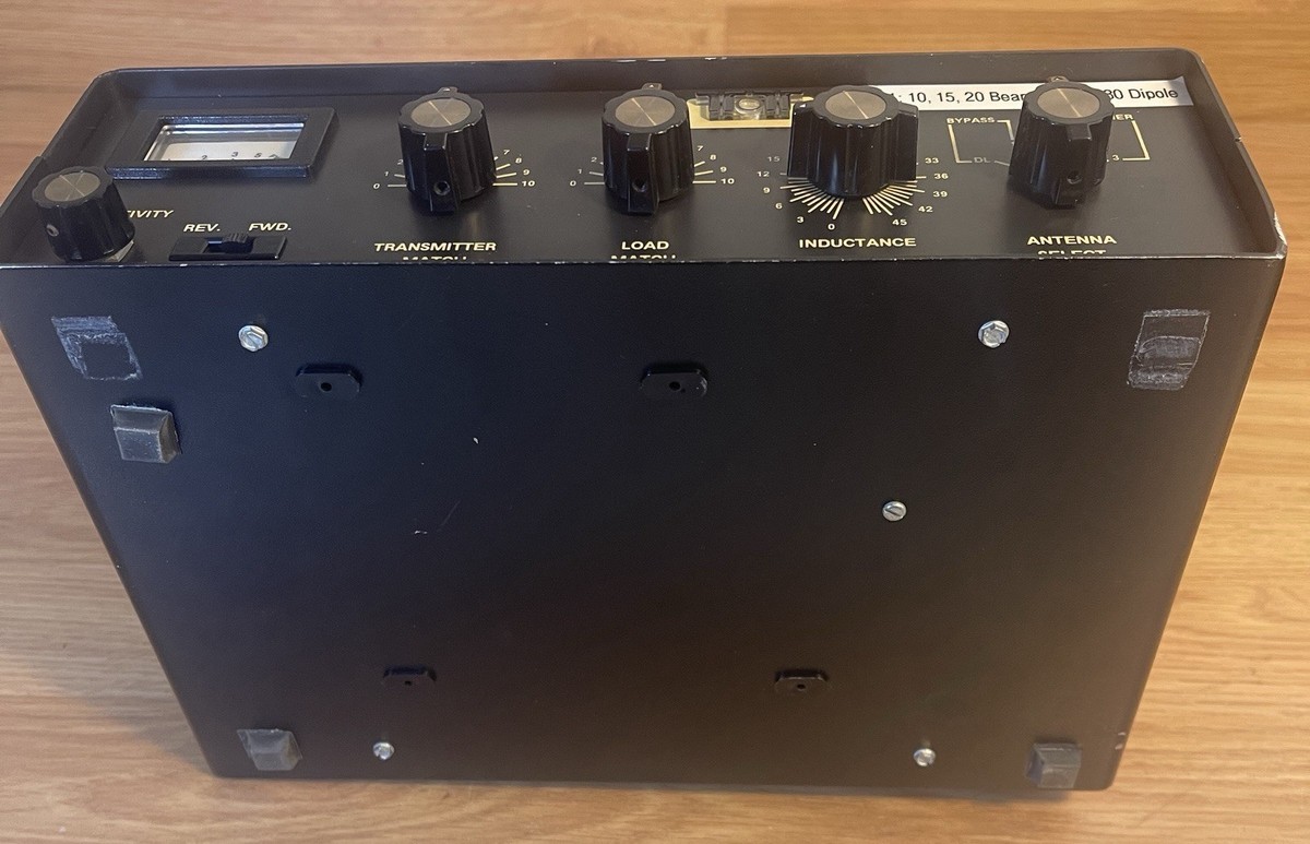 Ten-Tec Model 228 Antenna Tuner 200W Coax, Balanced, SWR Meter USA