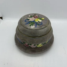 Vintage Thorens Powder Puff Music Box  for parts or Repair Read Description