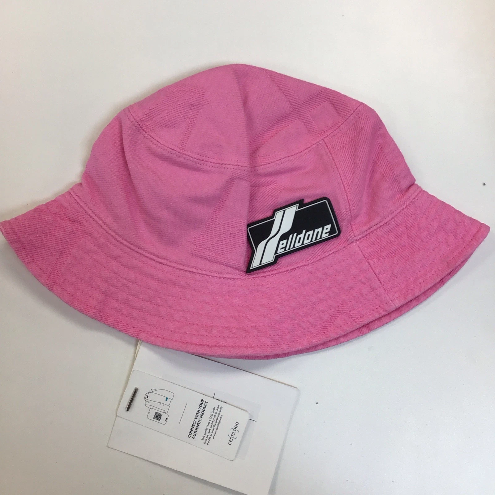 We11done Jacquard Denim Bucket Hat NWT | O/S | Pink