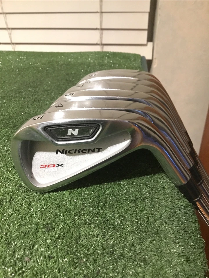 Nickent 3DX Pro J & H Irons Set (3-PW, No 6i) Stiff Rifle Flighted Steel Shafts - Image 2 of 4