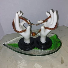 Handcrafted Kumihimo Beaded Womens Necklace