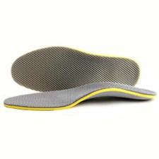 US 7.5-12.5 Size Men Arch Support Insoles Flat Shoes Pads With Cuttable