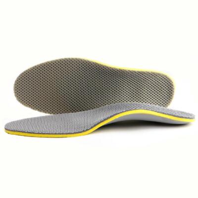 US 7.5-12.5 Size Men Arch Support Insoles Flat Shoes Pads With Cuttable