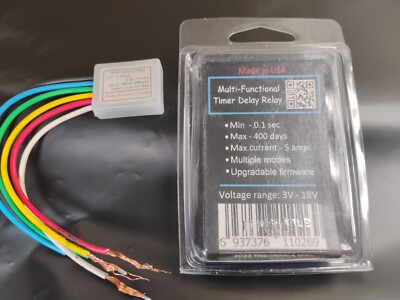12V DC Multifunction Relay Cycle Timer Module Delay Time Switch 5 Amp