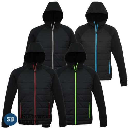 Mens Stealth Tech Hoodie Puffy Fleece Work Stretch Casual Winter Contrast J515M - Picture 1 of 11