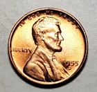 1955 D LINCOLN WHEAT PENNY UNC #C4652