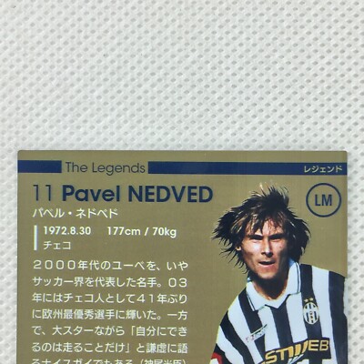 Panini WCCF FOOTISTA 2020 Pavel Nedved Juventus F20-6 LE Czech