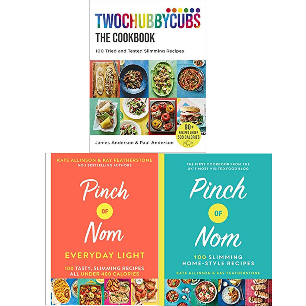 Twochubbycubs,Pinch of Nom(Everyday Light, 100 Slimm)3 Books Collection SET NEW