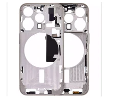 Mid-Frame Housing With Power And Volume Button Compatible For iPhone 15 Pro (US