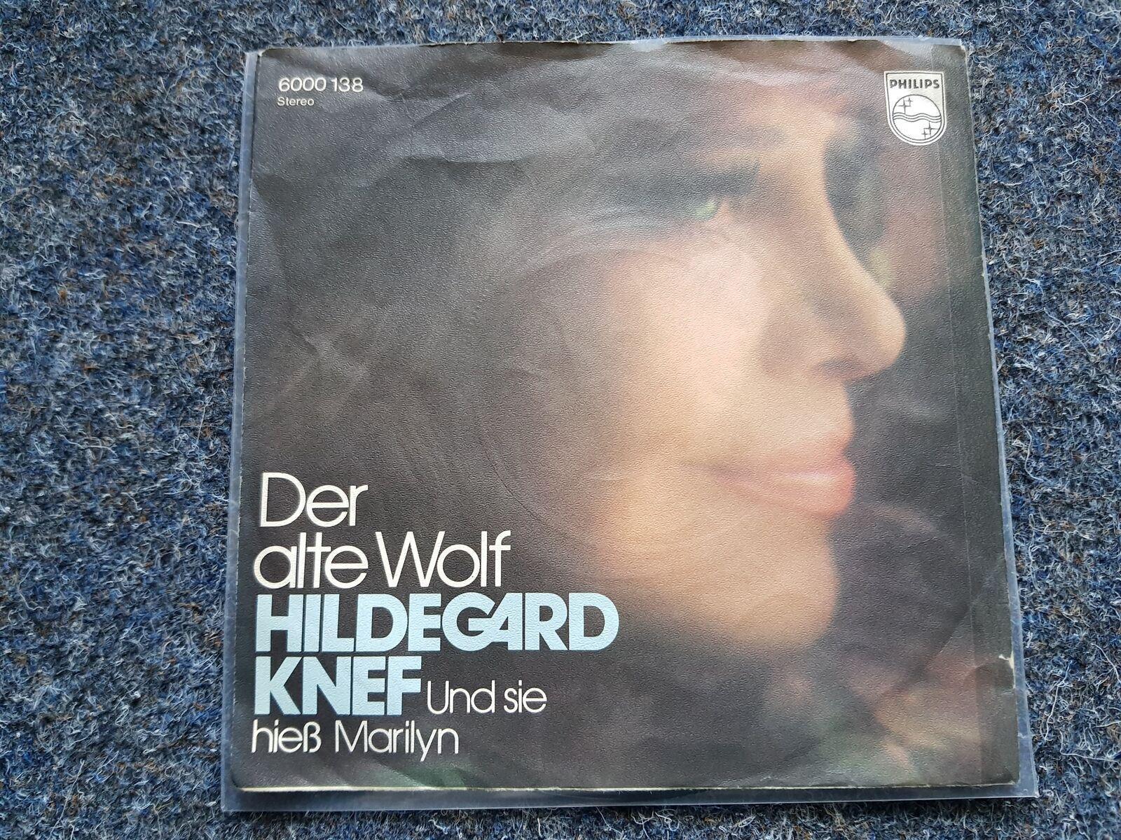7"" Single Vinyl Hildegard Knef - Der alte Wolf