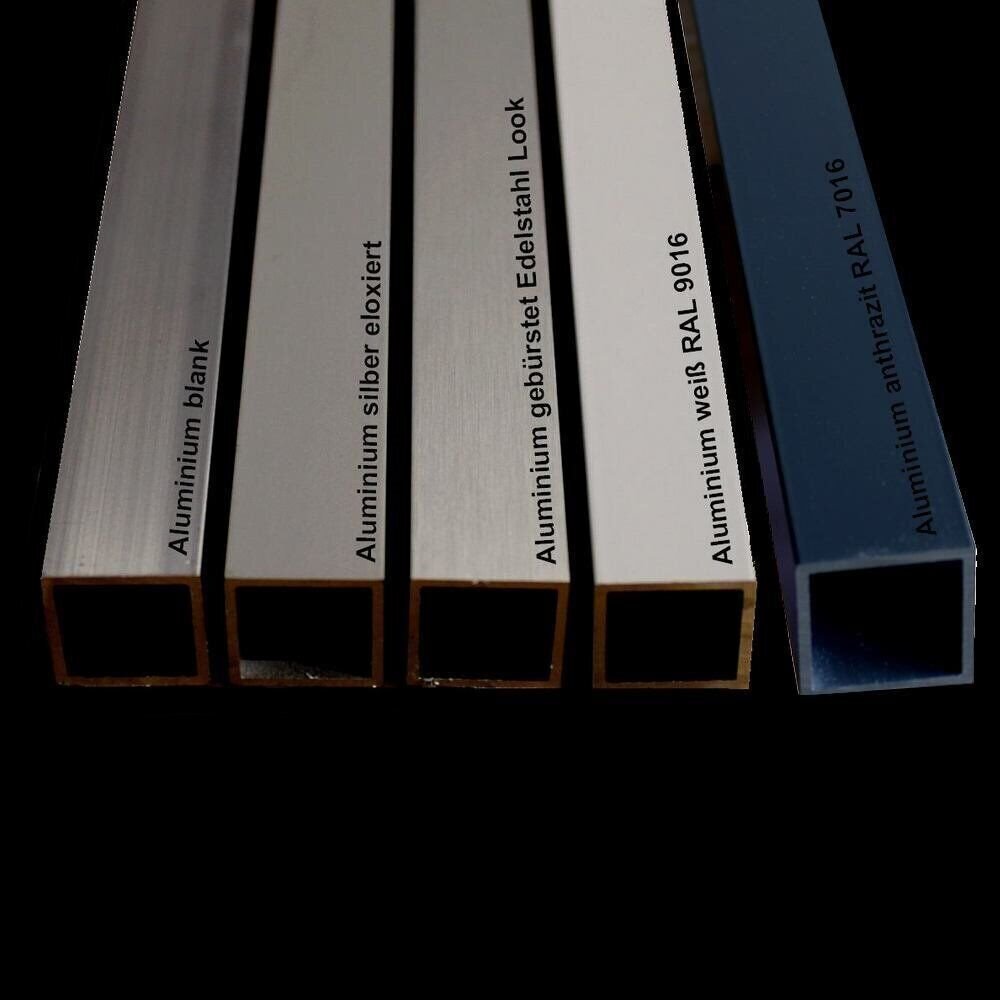 Aluminium U-Profil Anthrazit RAL 7016 - 30x20x30x2 Mm 2000 Mm Pulverbeschichtet