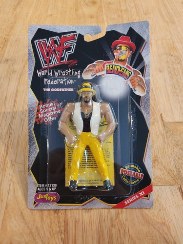THE GODFATHER Bend Ems WWF Action Figure Series XI...