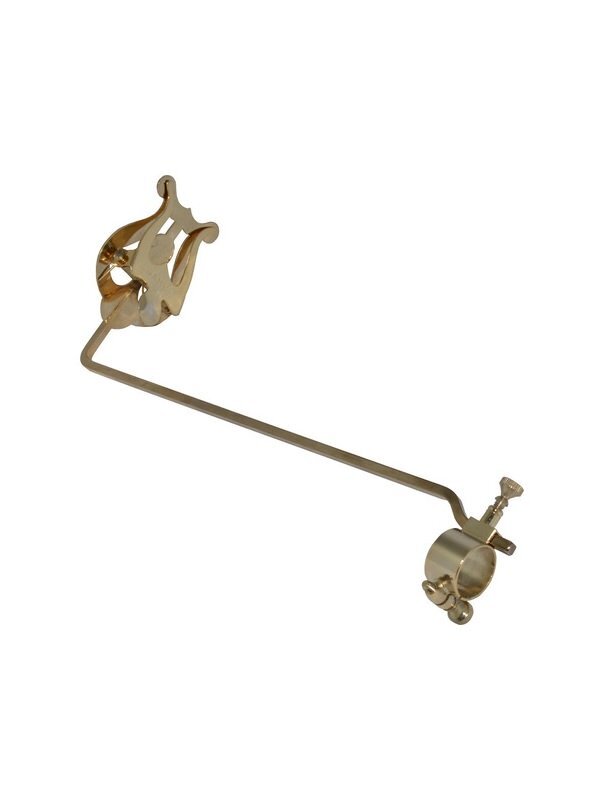 Leggio letturino per trombone regolabile con ghiera dorato Samba SA165
