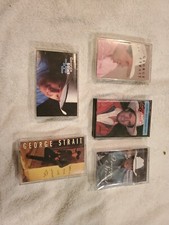 George Strait Lot 5 Cassette Tapes Blue Clear Sky Lead On One Step at a Time