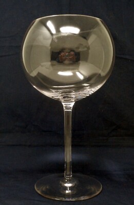 Wide-Mouth Clear Wine Glass | eBay