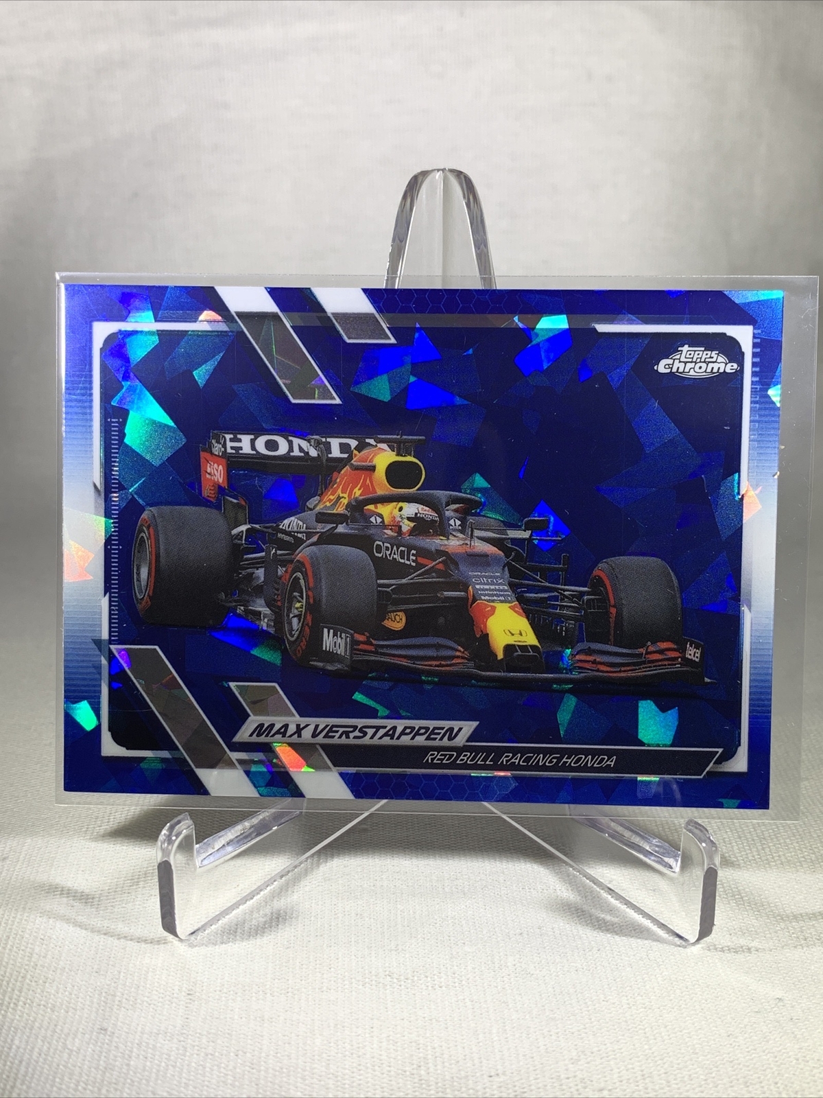 Max Verstappen 2021 F1 Topps Chrome Sapphire #98 Red Bull Formula One Racing