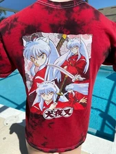 Inuyasha Anime Rumiko Takahashi Shogakukan Yomiuri TV Sunrise T Shirt M