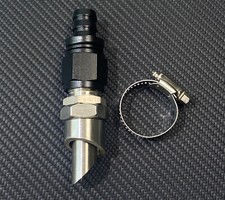Universal Exhaust Vacuum Scavenger Crank Case Vent Catch Can Vent SS fitting