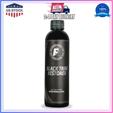 New Black Trim Restorer - Restores Factory Black to Plastic Trim - Protects ....
