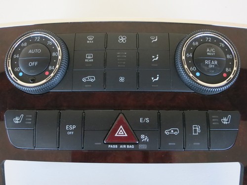 10 Mercedes Benz ML450 Climate Control Panel Temperature Unit A/C Heater - Picture 5 of 9