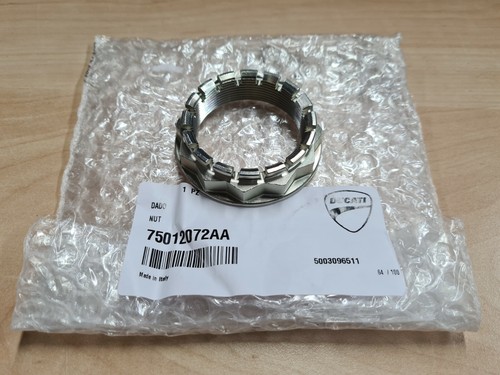 Ducati Rear Wheel Axle Nut, 1098, Panigale, Multistrada, Diavel, 75012072AA, OEM - Afbeelding 1 van 1