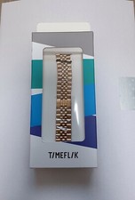 Smartwatch Stainless Strap 20mm RoseGold Stainless Steel Watch Bands Strap