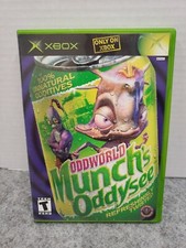 Oddworld Munch's Oddysee Microsoft Xbox, 2001 Complete w/ Manual Tested