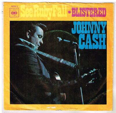 Johnny CASH   See ruby fall   7'  SP 45 tours
