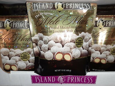 Hawaii Macadamia Nuts dipped in chocolate & toffee JUMBO 15oz Same Day Shipping!