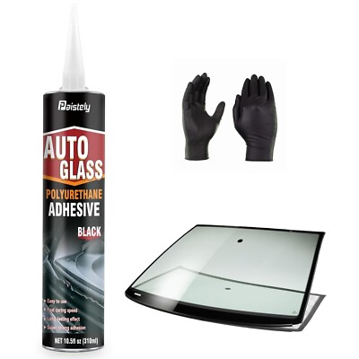 Windshield Sealant Black 310Ml, Fast Cure Windshield Adhesive, High Strength Pol
