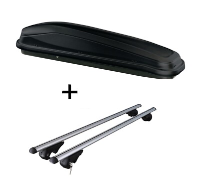 Skibox JUEASY300+Relingträger Rio 135 für für Fiat Stilo Stationwagon SW 192 01-