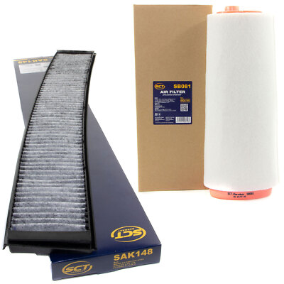 Filter Set Inspektion SCT Luftfilter + Innenraumfilter für BMW 3er 318d 320d X3