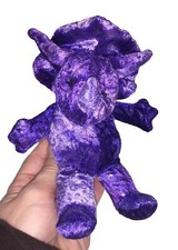 TYRA Purple Triceratops Plush Dinosaur by Russ Berrie  Co. Inc.