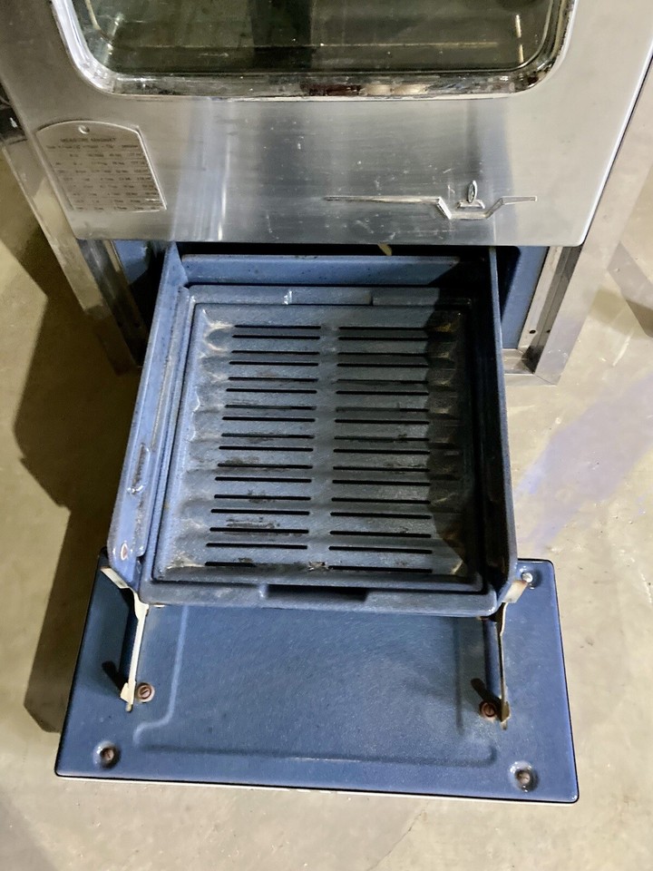 Vintage CALORIC Ultramatic Stainless Steel Gas Wall Stove/Broiler