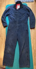 Vintage ZERO ZONE by Walls COVERALLS Men s Size Medium Short, Navy, Chest 38-40