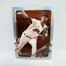 2021 Topps Chrome Shane Bieber Sepia Refractor #198 MLB Cleveland Indians