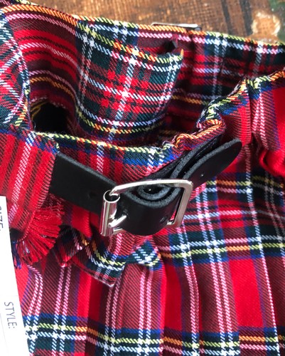 NWT NEW GLEN APPIN SCOTTISH HIGHLAND UK KILT CHILD RED TARTAN PLAID SKIRT AGE 3 - Picture 6 of 9