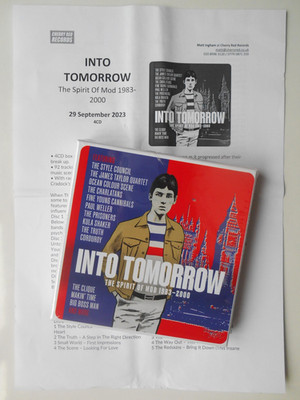 INTO TOMORROW The Spirit Of Mod - NEW/SEALED 4-Disc CD Set & Press Release (2023