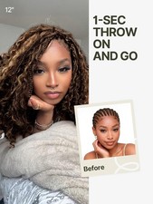 Rebel Gypsy “Graveyard” wig free parting Human hair blend idobi Radio | Melrose Avenue talk Halloween costumes…wonder  main image 3