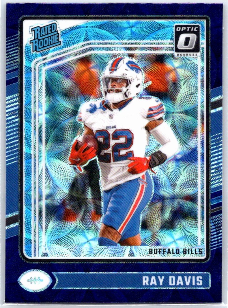 2024 Donruss Optic #283 Ray Davis Blue Scope