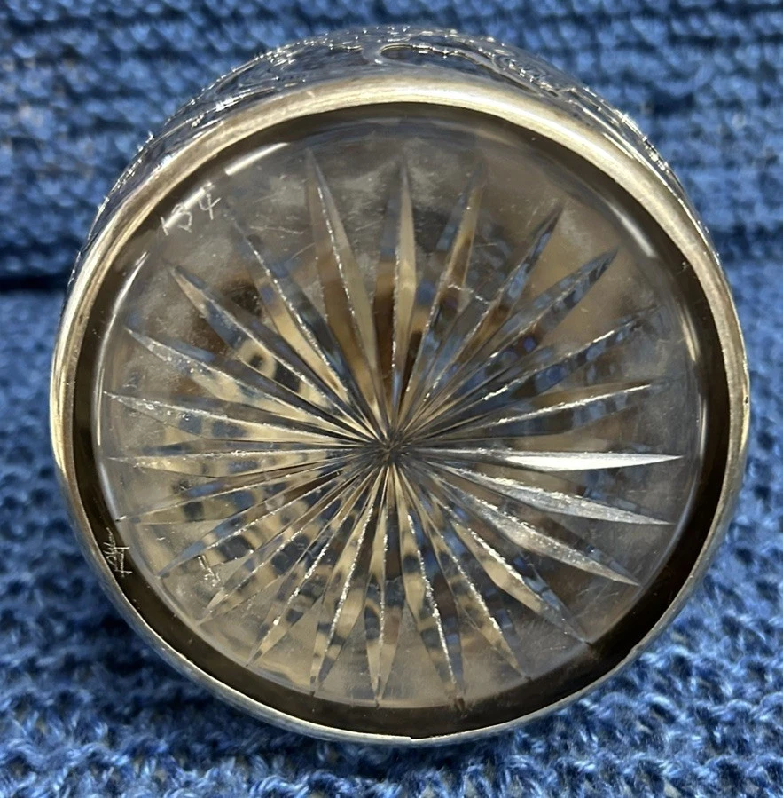 Antigua jarra francesa Alvin Art Nouveau de plata de ley Foto 3 de 4